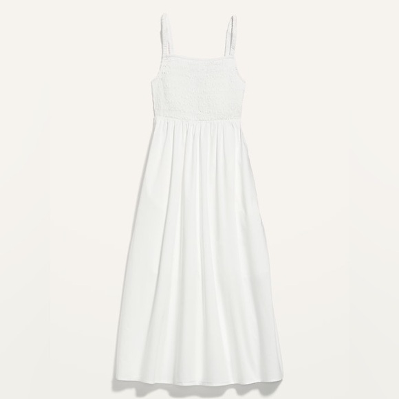 Lightly Worn Size XS Old Navy Women's Midi Sleeveless Spring Dress - Picture 6 of 6